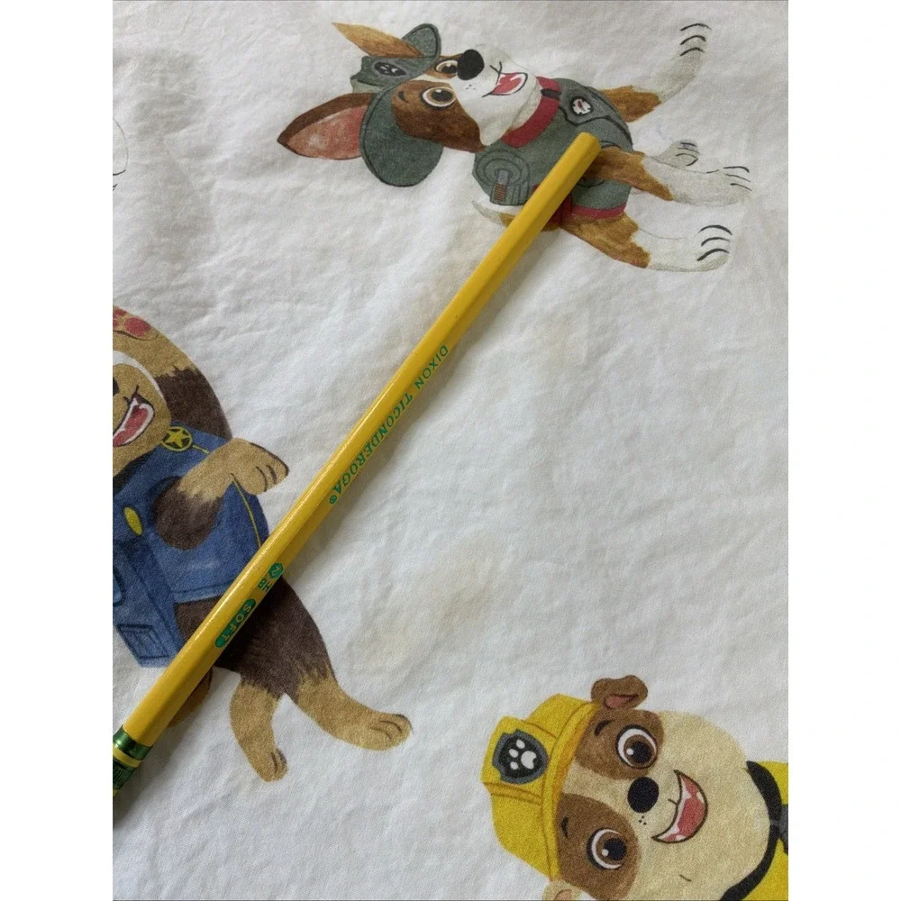 Pottery Barn Kids Paw Patrol  Twin FITTED Sheet Organic Cotton *read*